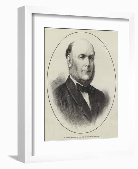 M Grevy, President of the French Chamber of Deputies-null-Framed Giclee Print