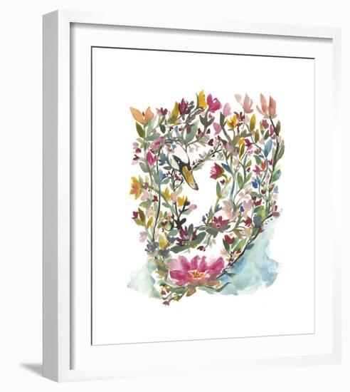 M?hala Hakucho (Swan)-Kiana Mosley-Framed Giclee Print