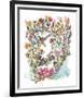 M?hala Hakucho (Swan)-Kiana Mosley-Framed Art Print