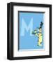 M - I Do So Like Them, Sam I Am. (on blue)-Theodor (Dr. Seuss) Geisel-Framed Art Print