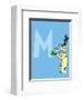 M - I Do So Like Them, Sam I Am. (on blue)-Theodor (Dr. Seuss) Geisel-Framed Art Print