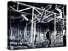 M.I.T. Students Training in Rockwell Gym Cage-Gjon Mili-Stretched Canvas