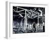 M.I.T. Students Training in Rockwell Gym Cage-Gjon Mili-Framed Photographic Print