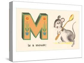 M is a Mouse-null-Stretched Canvas