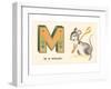 M is a Mouse-null-Framed Art Print