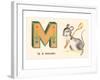 M is a Mouse-null-Framed Art Print