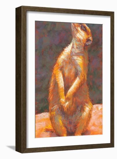 M is for Meerkat-Rita Kirkman-Framed Art Print