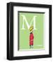 M is for Mom (green)-Theodor (Dr. Seuss) Geisel-Framed Art Print