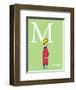 M is for Mom (green)-Theodor (Dr. Seuss) Geisel-Framed Art Print