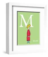 M is for Mom (green)-Theodor (Dr. Seuss) Geisel-Framed Art Print