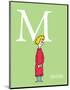 M is for Mom (green)-Theodor (Dr. Seuss) Geisel-Mounted Art Print