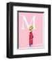 M is for Mom (pink)-Theodor (Dr. Seuss) Geisel-Framed Art Print