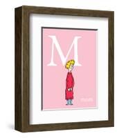 M is for Mom (pink)-Theodor (Dr. Seuss) Geisel-Framed Art Print