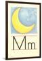 M Is for Moon-null-Framed Art Print