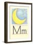 M Is for Moon-null-Framed Art Print