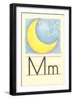 M Is for Moon-null-Framed Art Print