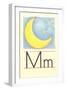 M Is for Moon-null-Framed Art Print