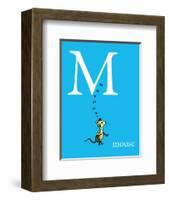 M is for Mouse (blue)-Theodor (Dr. Seuss) Geisel-Framed Art Print