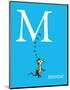 M is for Mouse (blue)-Theodor (Dr. Seuss) Geisel-Mounted Art Print