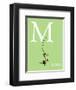 M is for Mouse (green)-Theodor (Dr. Seuss) Geisel-Framed Art Print