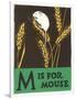 M is for Mouse-null-Framed Art Print