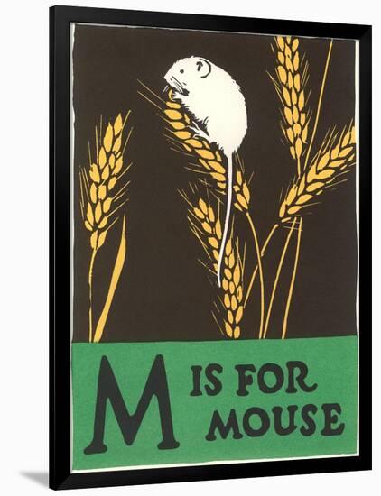 M is for Mouse-null-Framed Art Print