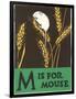 M is for Mouse-null-Framed Art Print