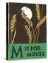 M is for Mouse-null-Stretched Canvas