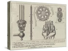 M Jablochkoff's Electric Light Apparatus-null-Stretched Canvas