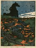 WW1 Cartoon, Dead Horses-M Jacquot-Art Print