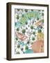 M King Bunnies in Daisies WB4c-Margaret Wilson-Framed Giclee Print