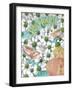 M King Bunnies in Daisies WB4c-Margaret Wilson-Framed Giclee Print