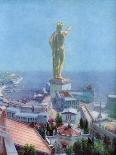 The Colossus of Rhodes, Greece, 1933-1934-M Kupka-Framed Giclee Print