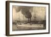 M.M. L'Australien, Messageries Maritimes, Vapeur-null-Framed Giclee Print