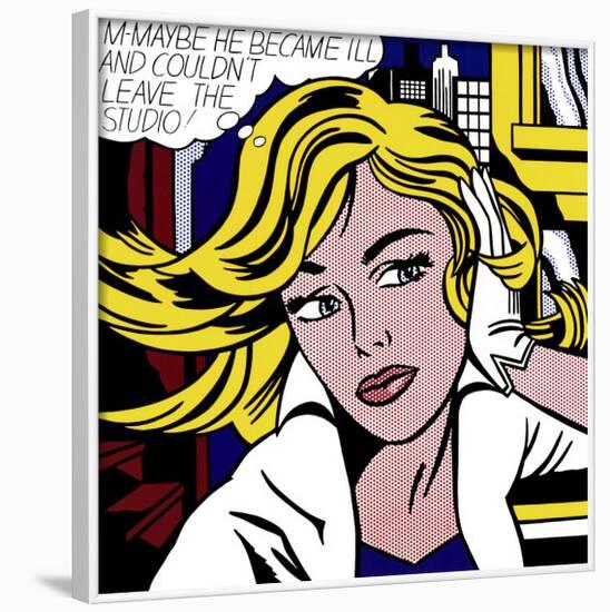 M-Maybe, c.1965-Roy Lichtenstein-Framed Art Print