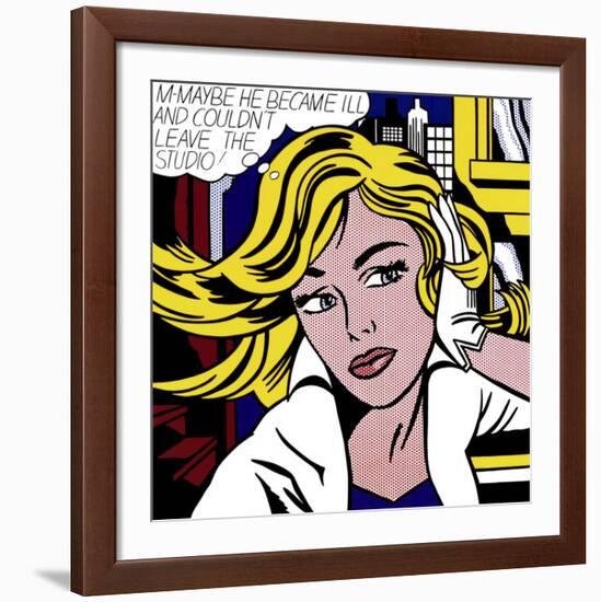 M-Maybe, c.1965-Roy Lichtenstein-Framed Art Print