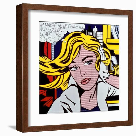 M-Maybe, c.1965-Roy Lichtenstein-Framed Art Print