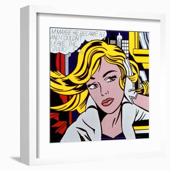 M-Maybe, c.1965-Roy Lichtenstein-Framed Art Print