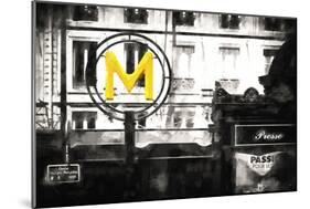 M Metro-Philippe Hugonnard-Mounted Giclee Print