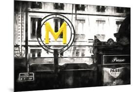 M Metro-Philippe Hugonnard-Mounted Giclee Print