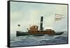 M. Moran Tug Boat, 1901-Antonio Jacobsen-Framed Stretched Canvas