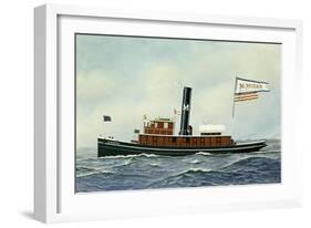 M. Moran Tug Boat, 1901-Antonio Jacobsen-Framed Giclee Print