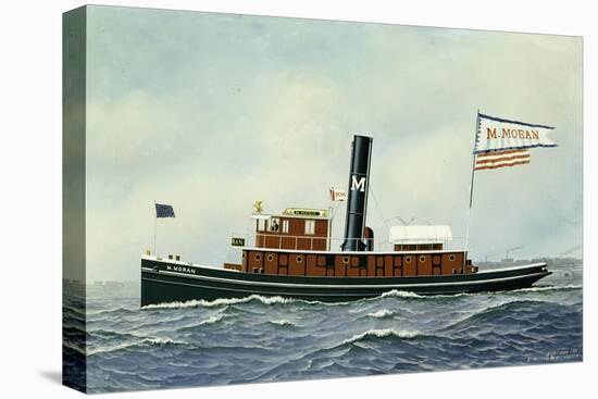 M. Moran Tug Boat, 1901-Antonio Jacobsen-Stretched Canvas