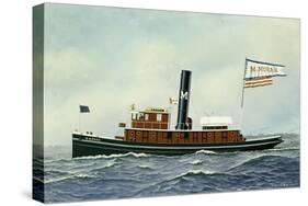 M. Moran Tug Boat, 1901-Antonio Jacobsen-Stretched Canvas