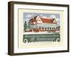 M Niedermayr's Paper Goods Factory, Rosenheim, Bavaria, Germany-null-Framed Giclee Print