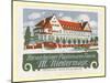 M Niedermayr's Paper Goods Factory, Rosenheim, Bavaria, Germany-null-Mounted Giclee Print