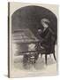 M Paderewski at the Pianoforte-Henry Marriott Paget-Stretched Canvas