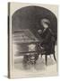 M Paderewski at the Pianoforte-Henry Marriott Paget-Stretched Canvas