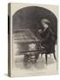 M Paderewski at the Pianoforte-Henry Marriott Paget-Stretched Canvas