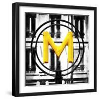 M Paris Metro-Philippe Hugonnard-Framed Giclee Print